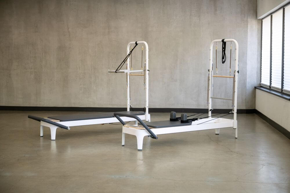 Allegro 2 Tower of Power Pilates equipment in studio setting.