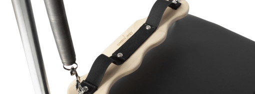Universal fit and comfortable strap on Contrology Cadillac base