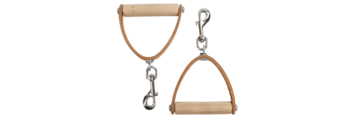 Contrology Pilates handle with ergonomic design and carabiner