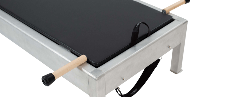 Black Mat for Reformer with Easy Mount and Durable Upholstery
