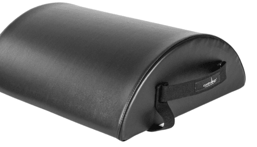Pilates arc for mat work with dense foam padding and handle