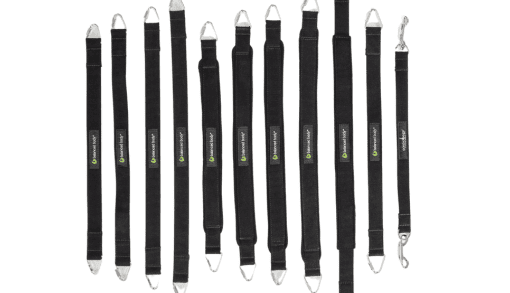 Different footstrap types for Pilates reformers by Balanced Body Polska.
