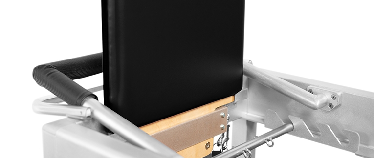 Contrology Reformer feature enhancing training range and comfort