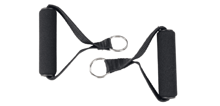 Polypropylene Strap Handles for Balanced Body Equipment Polypropylene straps with SoftTouch neoprene grips and D-ring