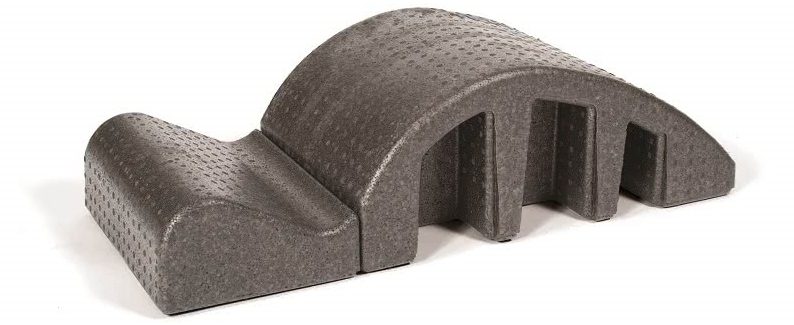 Ergonomic Spine Corrector/Step Barrel for Pilates exercises.