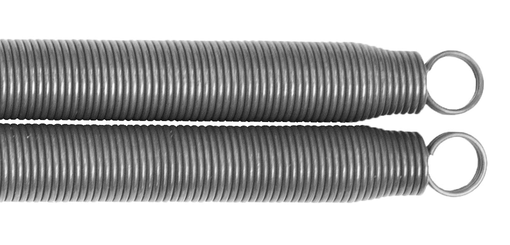 Custom springs for Pilates chair, durable with snap hooks.