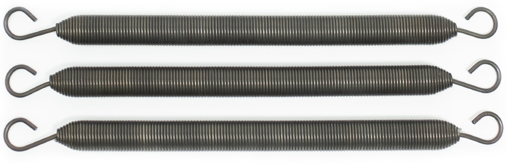 Contrology Springs set for Pilates equipment, durable carbon steel.