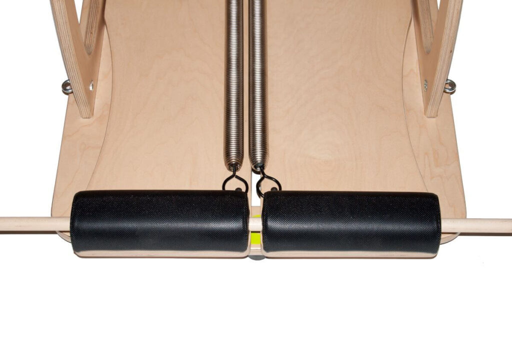 Close-up of Balanced Body Chair Signature Springs setup