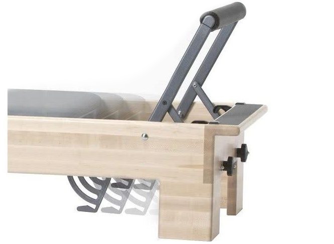 Revo Footbar and Spring Adjustment System on Pilates equipment