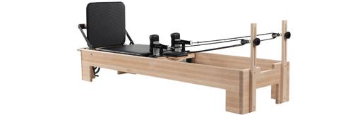 Durable Studio Reformer with Infinity Footbar, non-slip, easy install