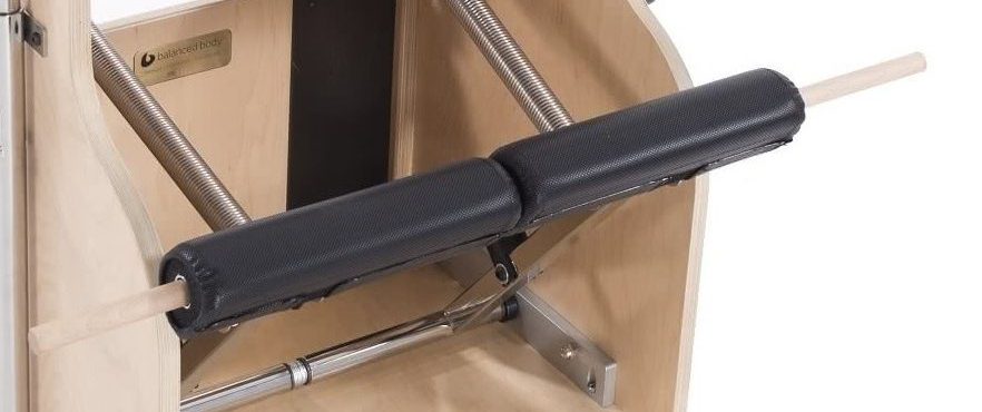 Pilates machine footstep with split pedal function and soft padding