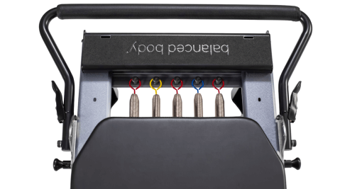 Balanced Body Pilates equipment featuring 5 Signature Springs.